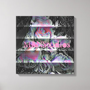 Impression sur toile Techno Bouquet