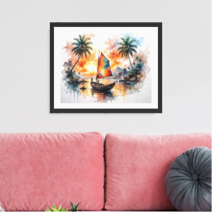 Impression sur toile tendue