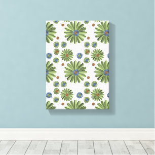 Impression sur toile tendue Abstrait Vert