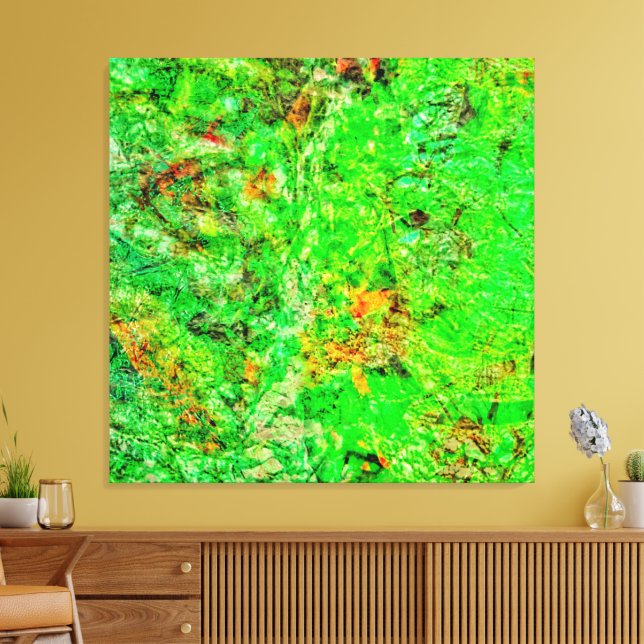 Impression sur toile tendue apaisante profonde,Cou (Insitu(Salon))