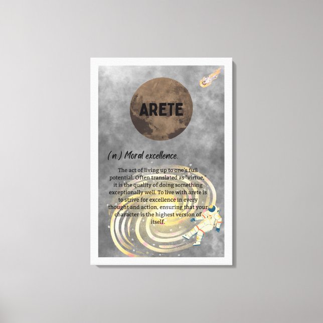 Impression sur toile tendue Arete (Recto)