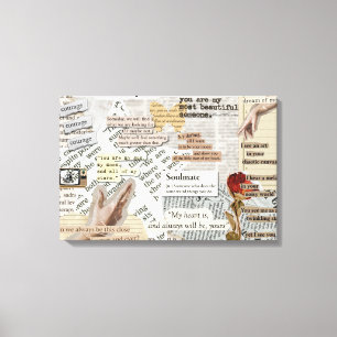 Impression sur toile tendue Cadeau vintage esthé