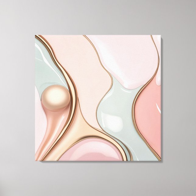 Impression sur toile tendue dans un graphique élég (Recto)