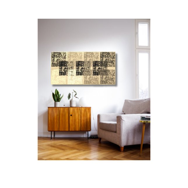Impression sur toile tendue d'art contemporain mod (Créateur téléchargé)