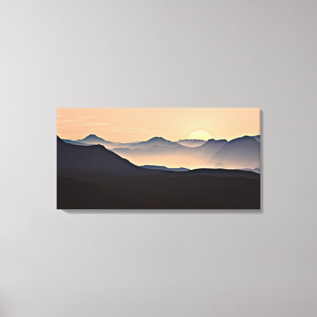 Impression sur toile tendue de la silhouette des m (Recto)