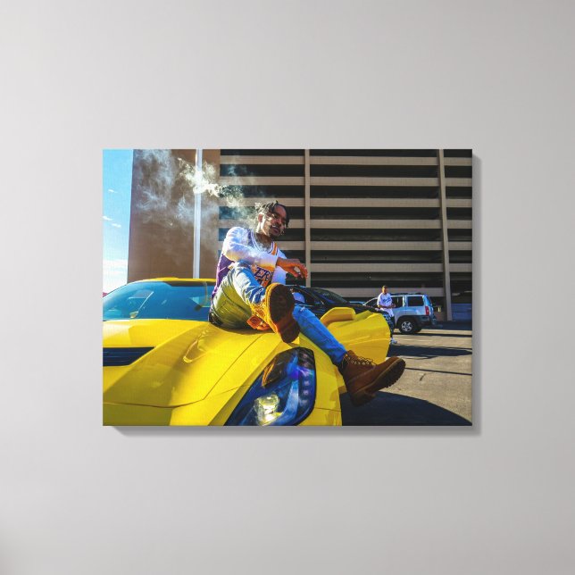 Impression sur toile tendue de voiture de luxe (Recto)