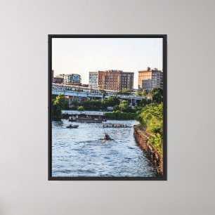 Impression sur toile tendue d'environnement urbain