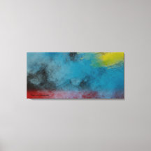 Impression sur toile tendue Espace fumée