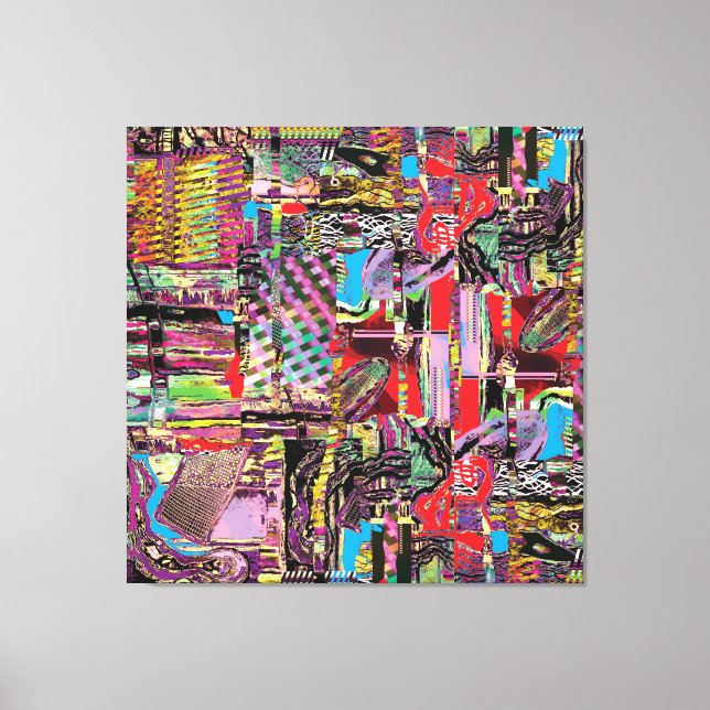 Impression sur toile tendue – Fractales urbaines (Recto)
