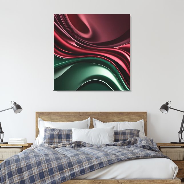 Impression sur toile tendue graphique élégante (Insitu(Chambre))