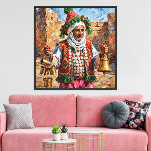 Impression sur toile tendue, Karrab, le vendeur d'