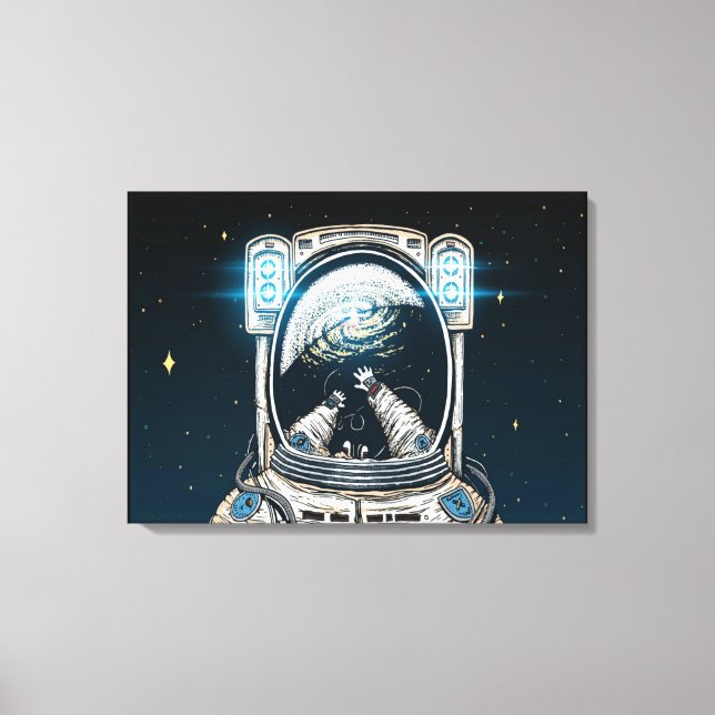 Impression sur toile tendue Lost In Space (Recto)