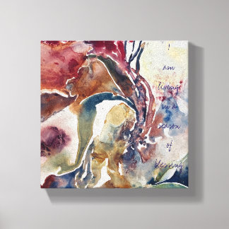 Impression sur toile tendue motivante
