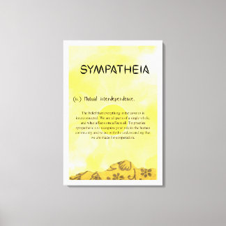 Impression sur toile tendue Sympatheia