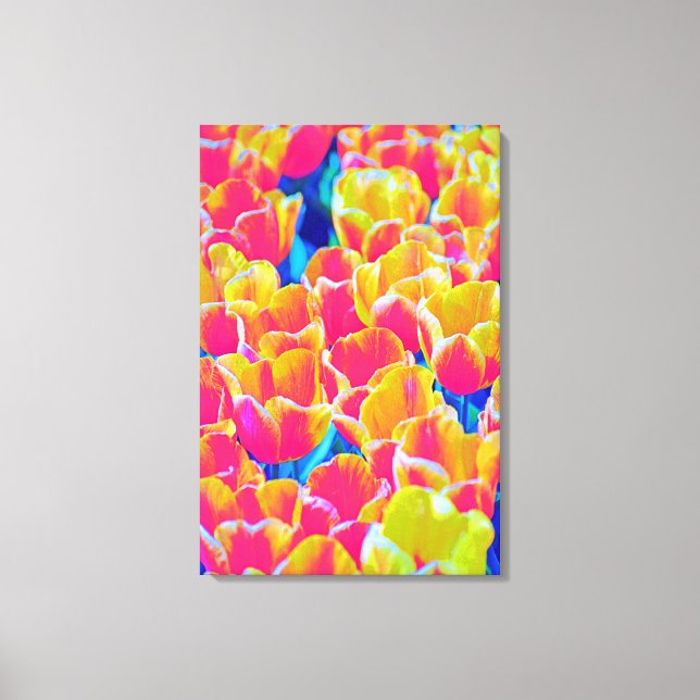 Impression sur toile tendue tulipes  (Recto)