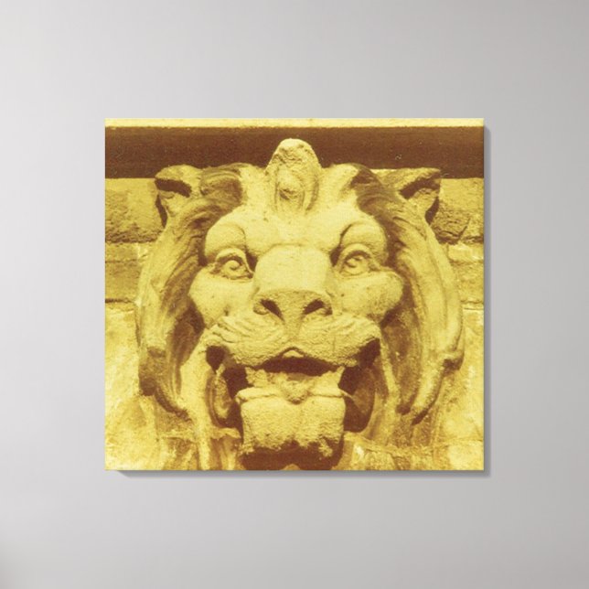 Impression sur toile - Tête de Lion (Recto)
