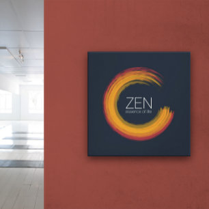 Impression sur toile Zen Vibrant