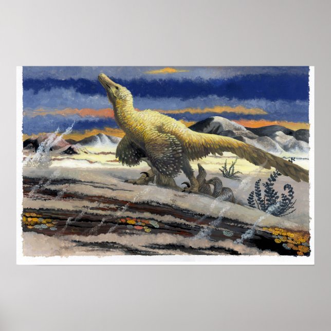 Impression Tempête de Sable Vélociraptor (Devant)