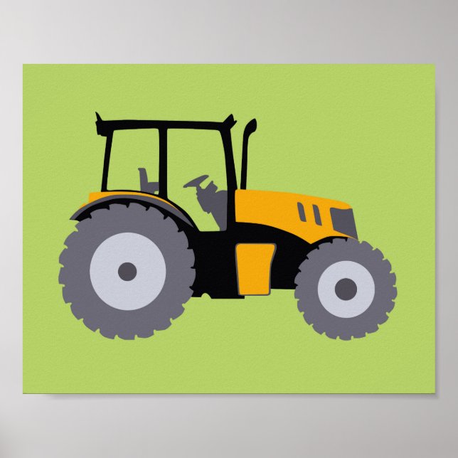 Impression tracteur de pépinière (Devant)