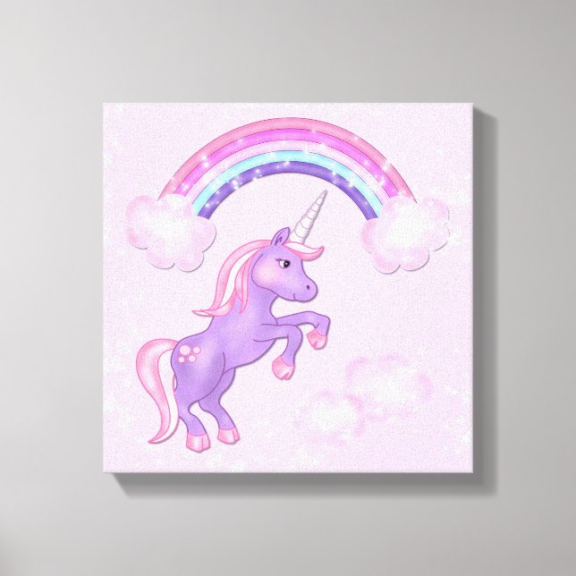 Impression Unicorne Canvas (Recto)
