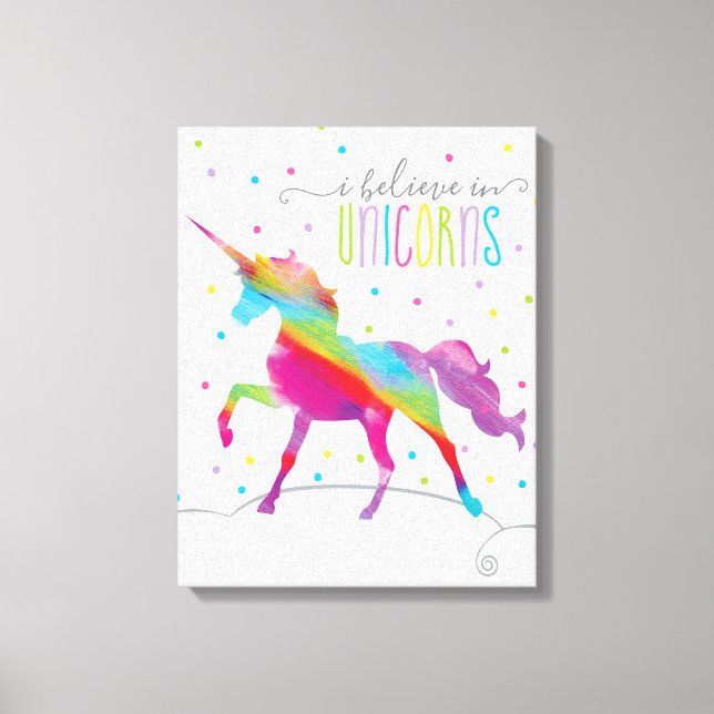 Impression Unicorne Canvas (Recto)