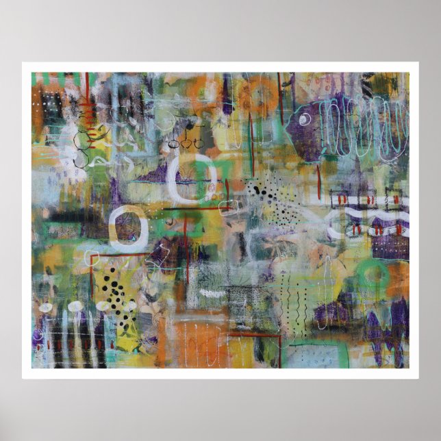 Impression Unisex de la peinture Abstraite origina (Devant)