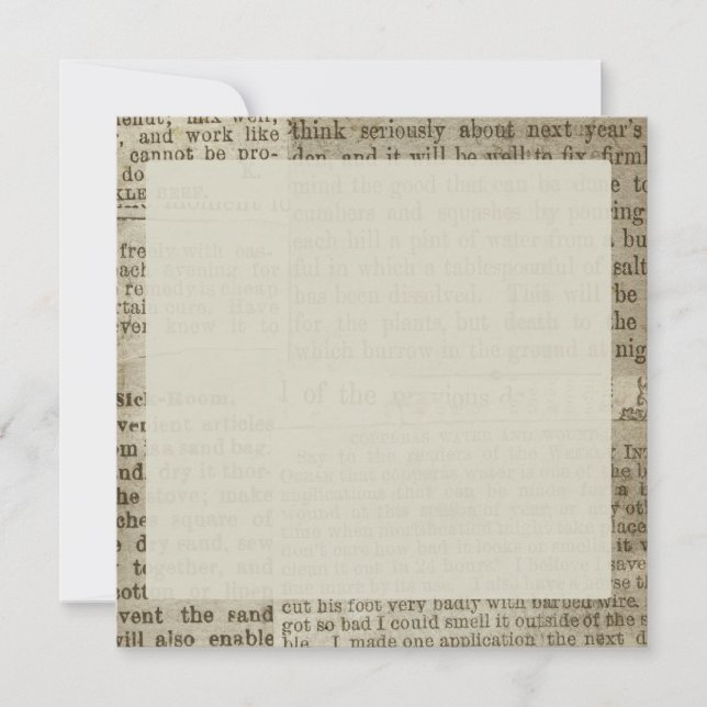 Impression vintage (Devant)