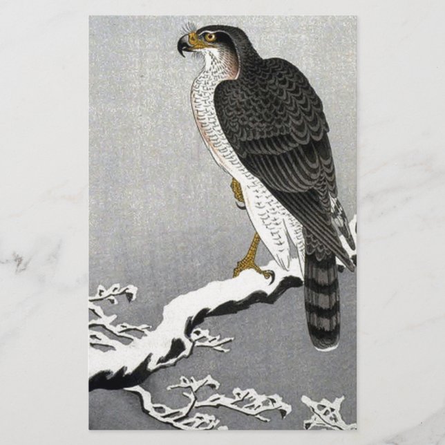 Impression vintage d'oiseaux japonais (Devant)