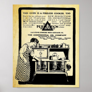 Impression vintage d'un nouveau support de perfect