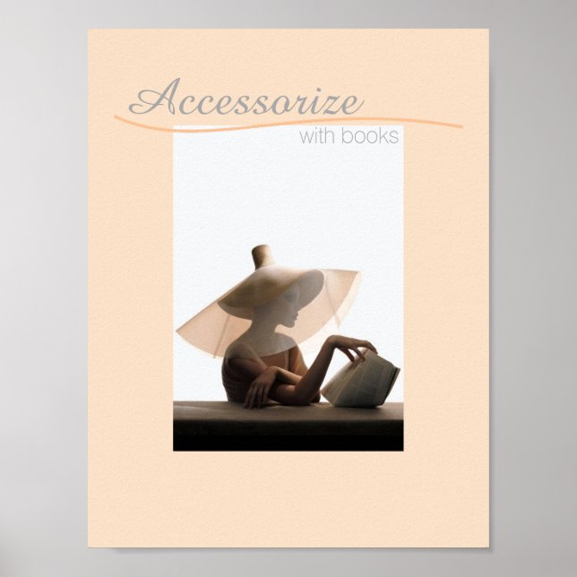 Impression vintage pro-alphabétisation (Devant)