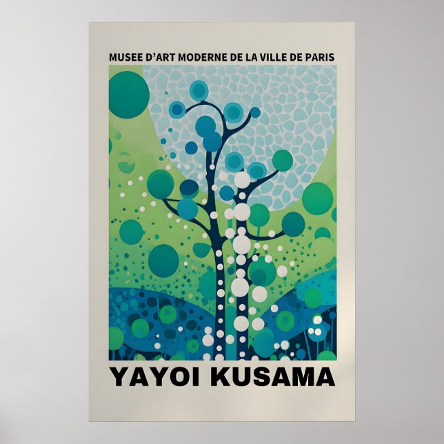 Impression Yayoi Kusama - Affiche abstraite Yayoi  (Devant)
