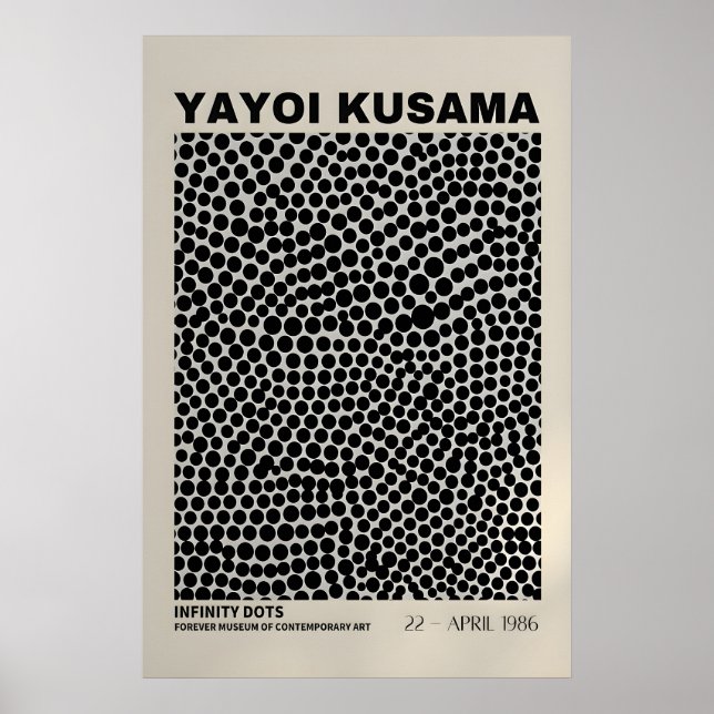 Impression Yayoi Kusama - Affiche abstraite Yayoi  (Devant)