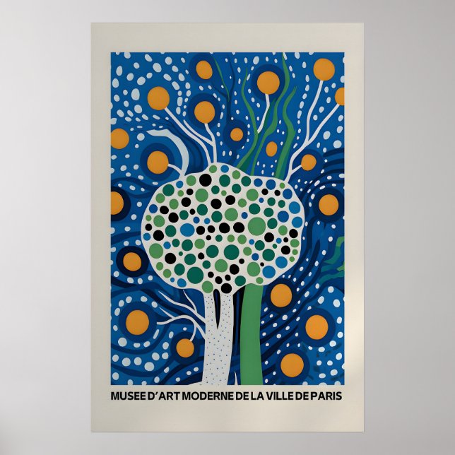 Impression Yayoi Kusama - Affiche abstraite Yayoi  (Devant)