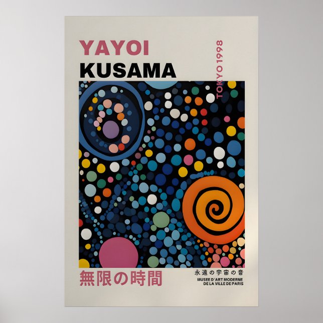 Impression Yayoi Kusama - Affiche Abstraite Yayoi  (Devant)
