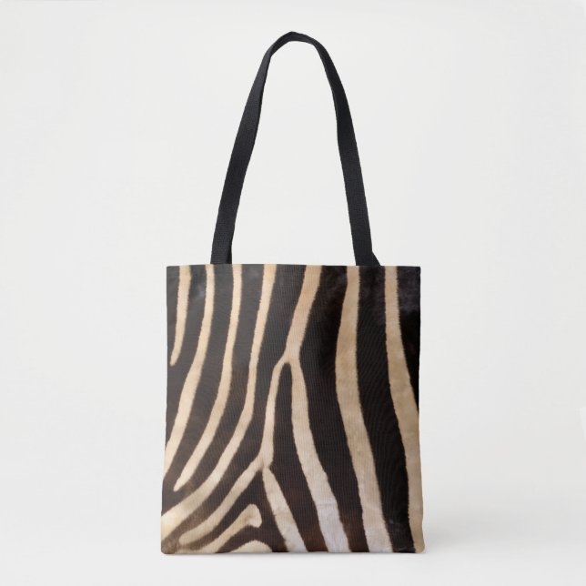 Impression Zebra sur sac fourre-tout (Devant)