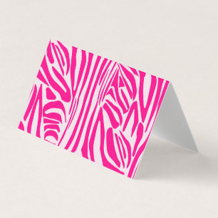 Impression zèbre rose