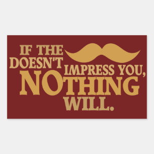 Impressionnant Moustache autocollants de couleur p