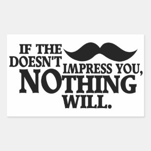 Impressionnant Moustache autocollants de couleur p