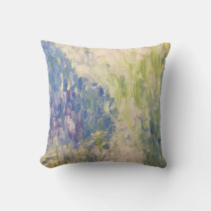 Impressionnisme Brush Strot Eau Lily Pond Coussin