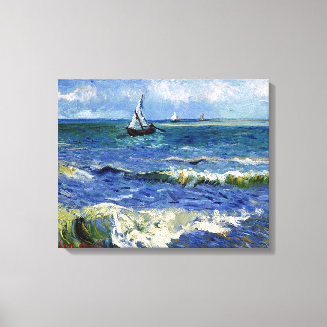 Impressionniste Bateau à voile sur la toile des va (Recto)
