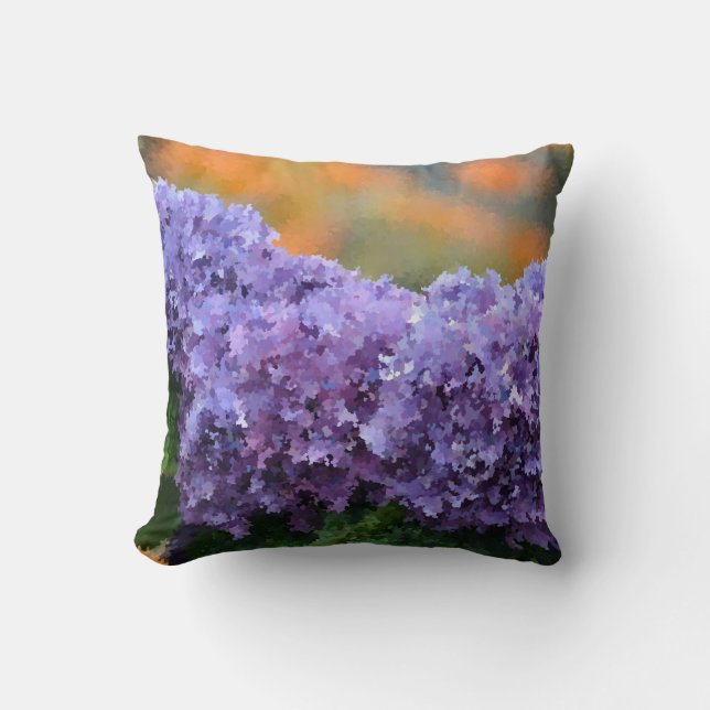 Impressionniste Coussin Hydrangea (Recto)