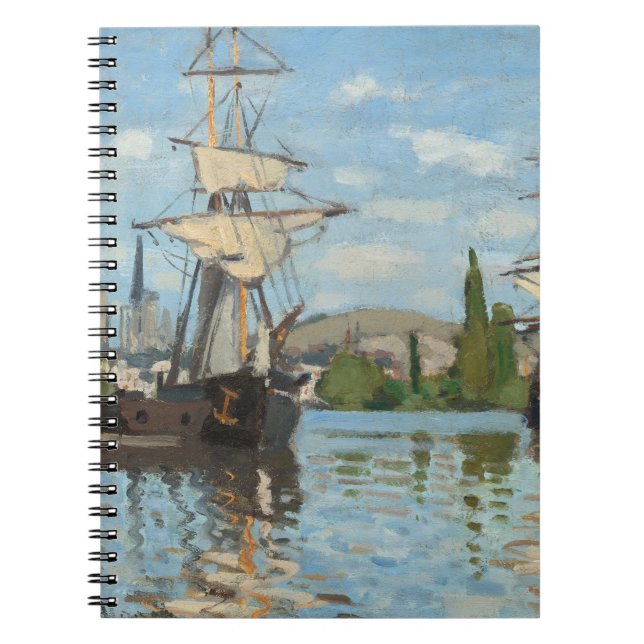 Impressionniste voilier Carnet Spiral (Devant)