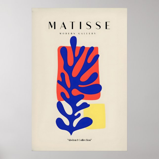 Impressions d'art de Matisse - Abstrait de corail  (Devant)