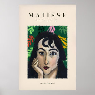 Impressions d'art de Matisse - Affiche de femme pe
