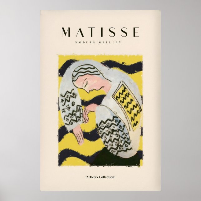 Impressions d'art de Matisse - Femme au repos à mo (Devant)