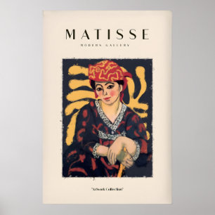 Impressions d'art de Matisse - Femme en robe à cha