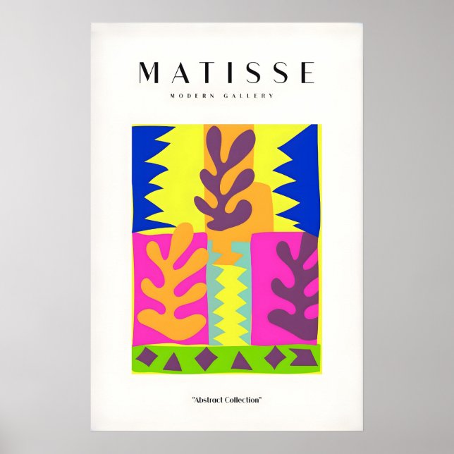 Impressions d'art de Matisse - Feuilles abstraites (Devant)