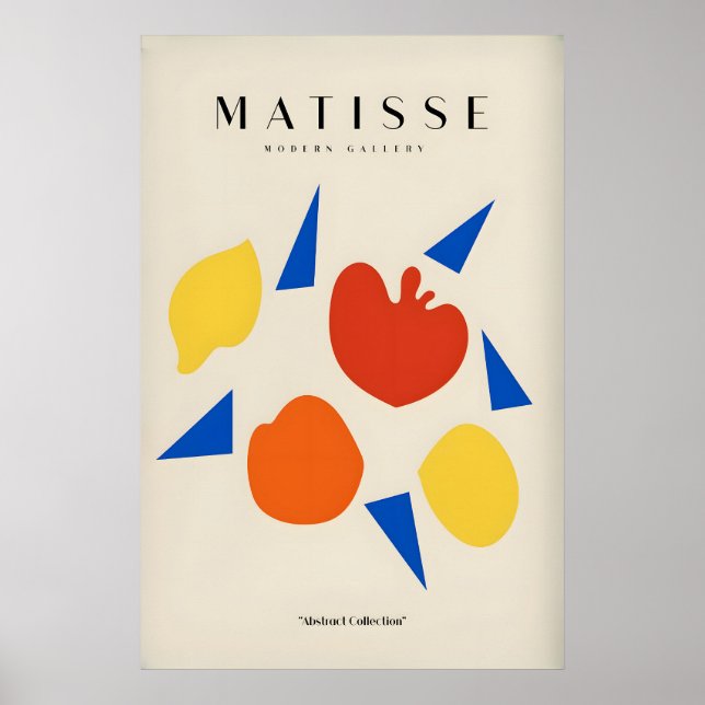 Impressions d'art de Matisse - Formes de fruits ab (Devant)
