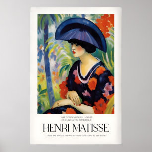 Impressions d'art de Matisse - Jardin de femme au 