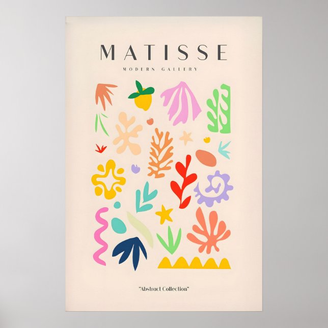 Impressions d'art de Matisse - Mélange de formes a (Devant)